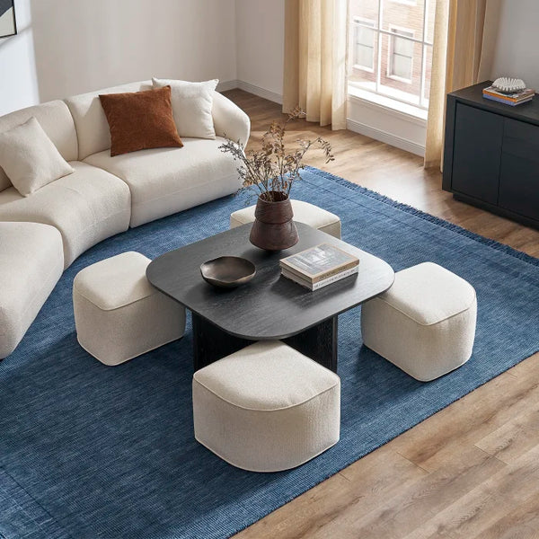 Aura Nesting Coffee Table - Black Dune