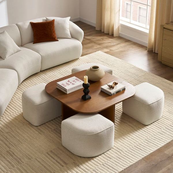 Aura Nesting Coffee Table - Chestnut Dune