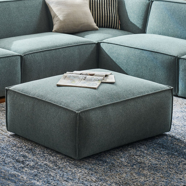 Oryan Ottoman - Zenith Blue